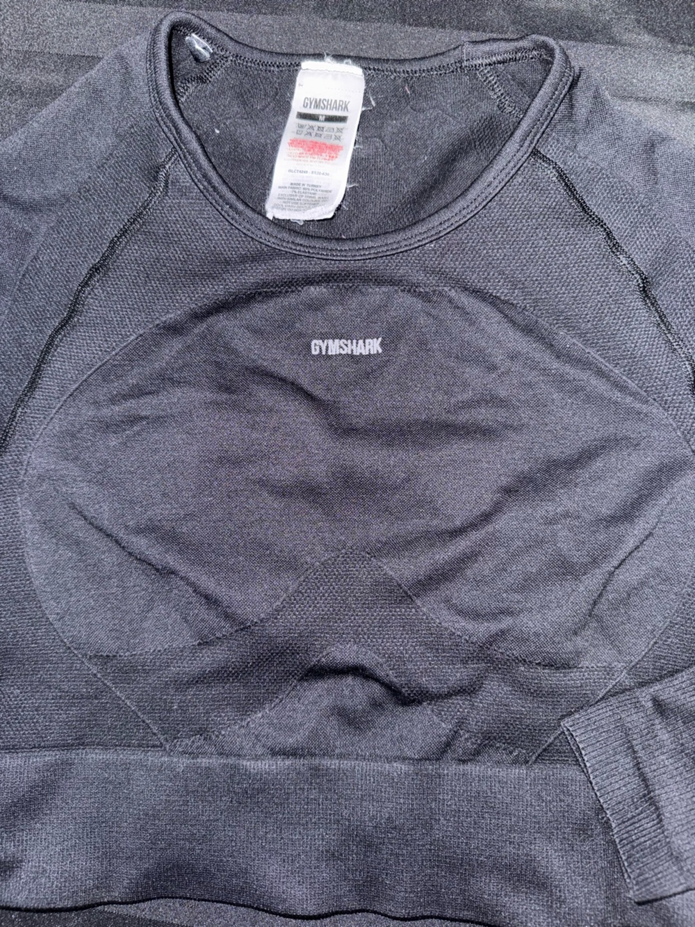 Gymshark Black Athletic Seamless Top